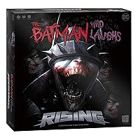 The Batman Who Laughs Rising | Cooperative Board Game | Featuring DC Comics Heroes and Villains - Wonder Woman, Green Lantern, Hawkgirl, Batman, Harley Quinn, The Flash, Cyborg | Licensed Batman Game