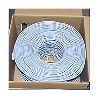 1000Ft Cat6 23AWG UTP Solid 4-Pairs Network Ethernet LAN Cable Bulk Gray (CAT6-CCA-1KFT-GY)