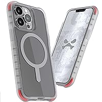 Ghostek COVERT iPhone 13 Pro Case Clear with MagSafe and Anti-Yellowing Coating Slim Lightweight Cover Supports Mag Safe Accessories Designed for 2021 Apple iPhone 13Pro 5G (6.1inch) (Clear Starlight)