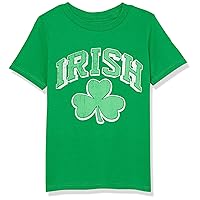 The Children's Place Baby and Toddler Irish Graphic Tees, Shamrock 2 Single, 3T
