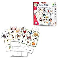 The Learning Journey: Match It! Bingo - Farm - Reading Game for Preschool and Kindergarten 36 Picture Word Cards