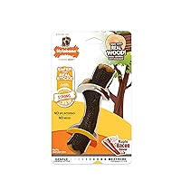 Nylabone Real Wood Stick Strong Dog Stick Chew Toy Maple Bacon Medium/Wolf (1 Count)