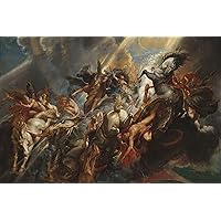 HISTORY GALORE 24x36 gallery poster, Peter Paul Rubens, The Fall of Phaeton, 1604, National Gallery of Art, Washington, D.C.