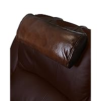 BOWERBIRD Leather Recliner Head Pillow -Head and Neck Pillow-Headrest Cushion for Neck Pain Relief and Cervical Support