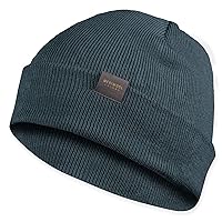 MERIWOOL Beanie for Men and Women - Merino Wool Blend Ribbed Knit Winter Hat