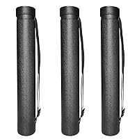 3Pack Poster Tube with Strap,Expandable Blueprint Art Mailing Transport Carrier Tubes Holders Storage,Expands from 22 to 34 inches