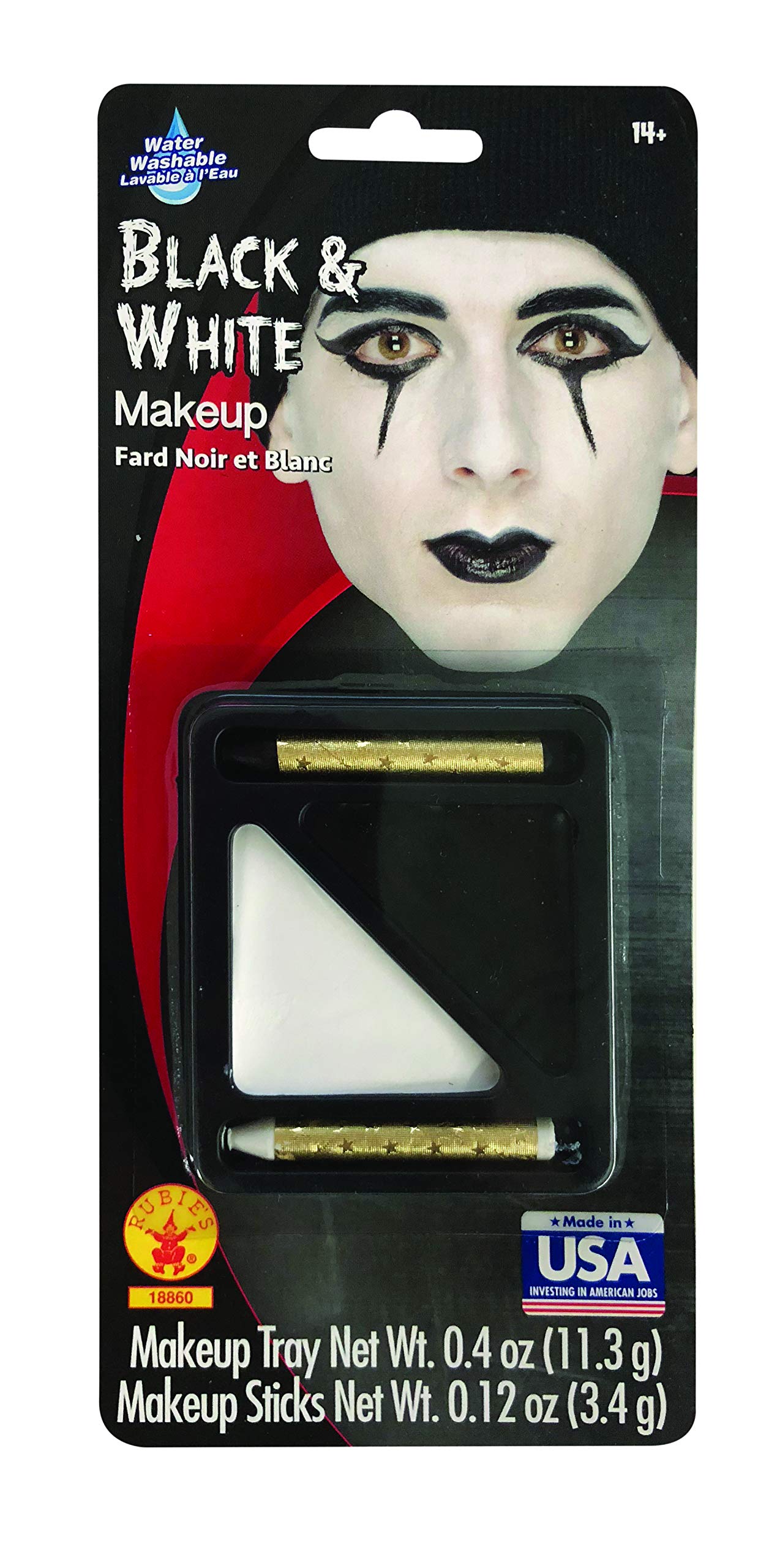 Rubie's Costume Co Black & White Makeup Kit