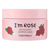 TONYMOLY I'm Rose Revitalizing Sleeping Mask, 1 Count , 3.5 Ounce (Pack of 1)
