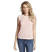 Jessica Simpson Womens Sage Knit Striped Muscle Tank