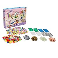 Plus-Plus - Learn to Build Super Set - Pastel Mix, 1,200 Pieces w/ 4 Baseplates - Construction Building Stem/Steam Toy, Interlocking Mini Puzzle Blocks for Kids
