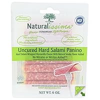 Naturalissima, Uncured Hard Salami Panino, 6 oz