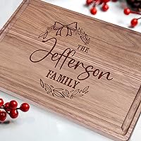 Custom Cutting Boards - Best Personalized Wedding, Christmas, Anniversary Gift Ideas For Couples, Bride, Friends, New Home Owners
