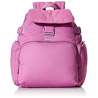 Vera Bradley Women's Cotton Utility Backpack, Rich Orchid - Recycled Cotton, One Size