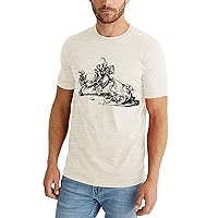 Mens Saint George and The Dragon Medieval Legend Graphic Image Print Short Sleeve T Shirt