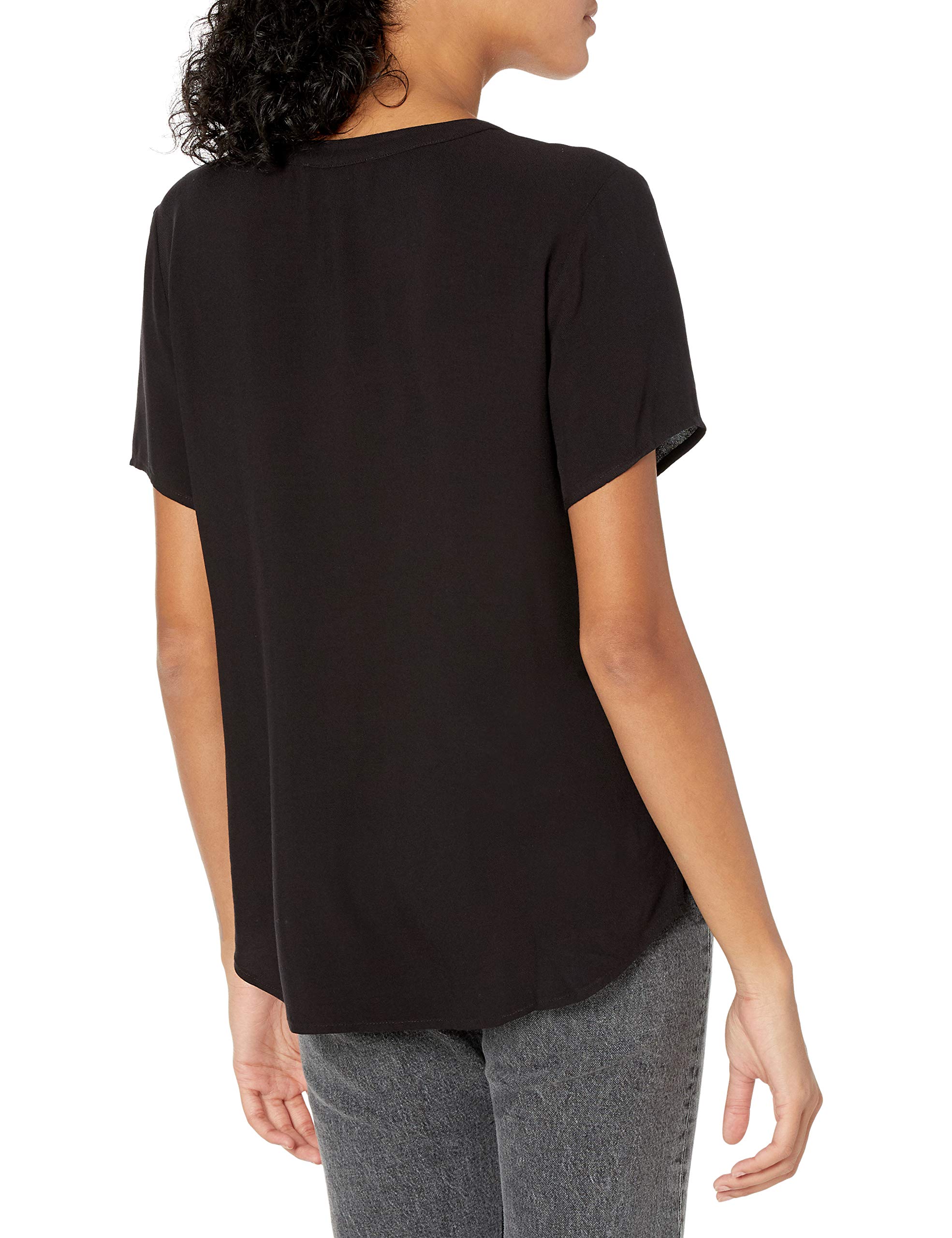 Amazon Essentials Women's Short-Sleeve Woven Blouse
