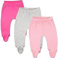 Baby Soft Cotton Spandex Pants with Feet