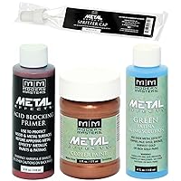 Modern Masters Metal Effects Copper Paint and Green Patina Kit (4-Ounce)