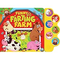 Funny Farting Farm - 6-Button Sound Book with Silly Noises and Song for Toddlers, Ages 2 and Up - 6-Button Sound Book