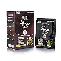 HEMANI Hair Henna Color 2.12 OZ (60g) 6 Applications, Colors in 20 Minutes - Ammonia Free - Herbal Based Henna (Burgundy)