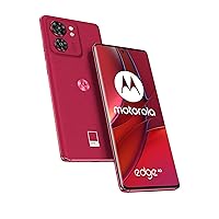 Motorola Edge 40 5G (Viva Magenta) Dual-SIM (Nano, eSIM) 256GB Storage + 8GB RAM GSM Unlocked Android Smartphone - International Version