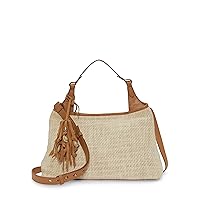 Lucky Brand Holi Satchel, Natural Woven