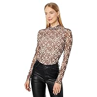 Ted Baker Jumila Fitted High Neck Top Nude/Pink 5 (US 12)