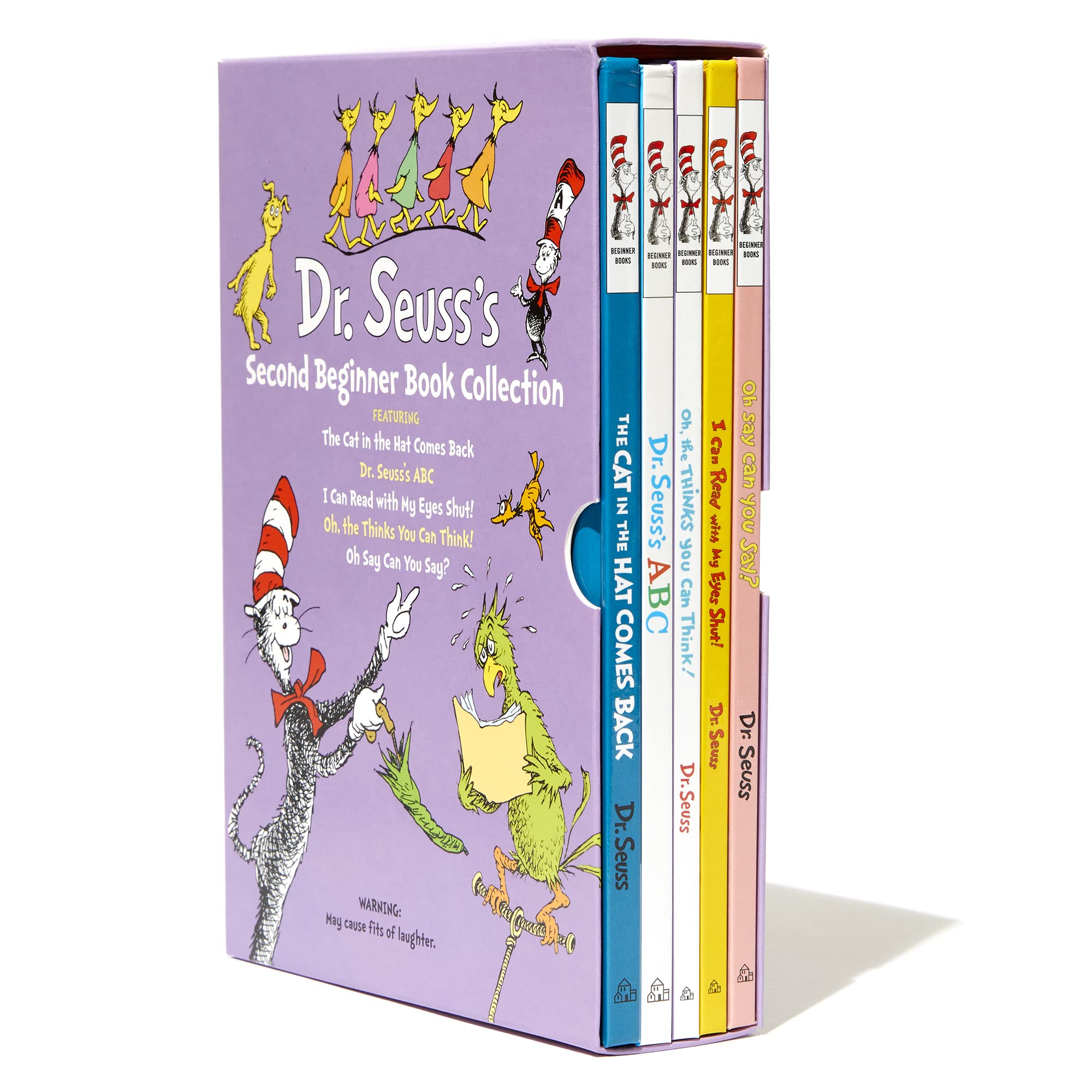 Dr. Seuss's Second Beginner Book Collection: The Cat in the Hat Comes Back; Dr. Seuss's ABC; I Can Read with My Eyes Shut!; Oh, the Thinks You Can Think!; Oh Say Can You Say? (Beginner Books(R))