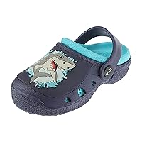 Toddler Boy's Hungry Shark Injected EVA Two-Tone Clog Size