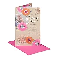 American Greetings Mothers Day Card for Wife from Husband (Mean The World To Me)