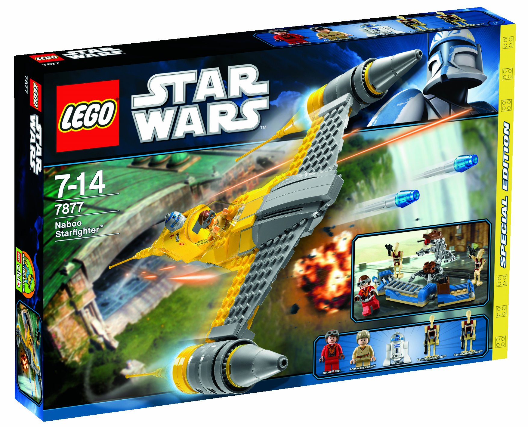 LEGO Star Wars Exclusive Special Edition Set #7877 Naboo Starfighter