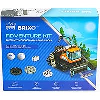 Brixo Conductive Chrome Plated Building Bricks Kit for Lego City Arctic Explorer Truck. Compatible with Lego 60378 Model Not Include The Lego Set. Bring Life to Your Lego City Arctic Explorer.