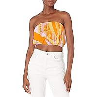 Show Me Your Mumu Women's Teeny Tube top, Caribbean Cocktail, X-Large