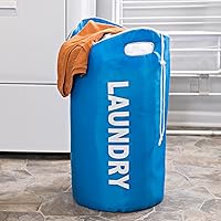 Honey-Can-Do Laundry Tote - Blue HMP-09646 Blue