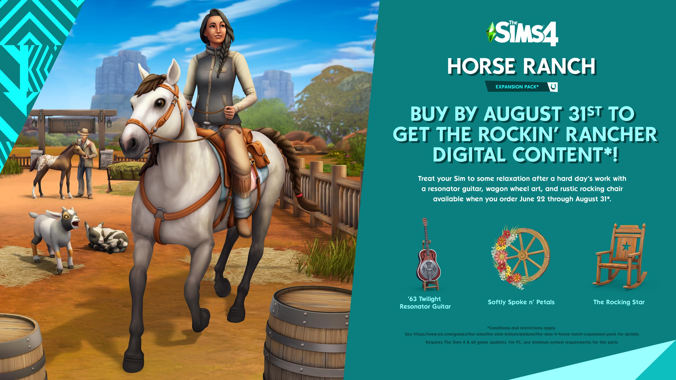 The Sims 4 - Horse Ranch - PC [Online Game Code]