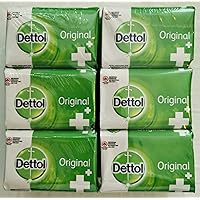 Dettol Original Antibacterial Soap, 3.5 Ounce/100 gr (Pack of 6)