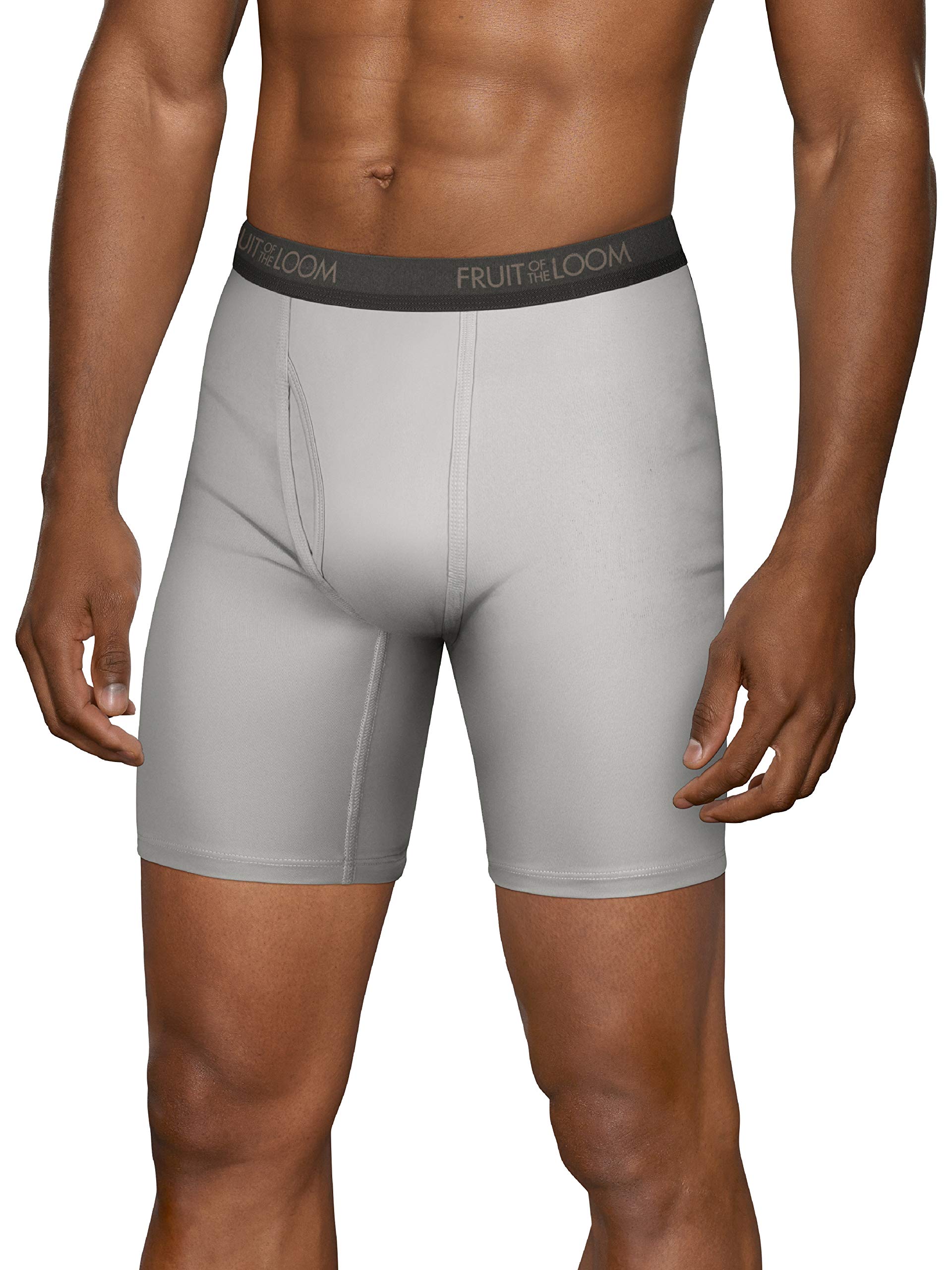 Fruit of the Loom Men's 360 Stretch Boxer Briefs (Quick Dry & Moisture Wicking)