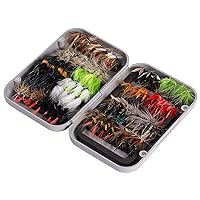 Fly Fishing Flies Assortment Dry Hooks For Bass Salmon Trout Fly Fishing Lures 