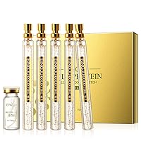 Protein Thread Lifting Set, Soluble Protein Thread and Nano Gold Essence Absorbable Collagen Thread for Face Lift, Gold Face Serum (1 set)