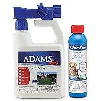 Adams Yard Spray + Shampoo Bundle
