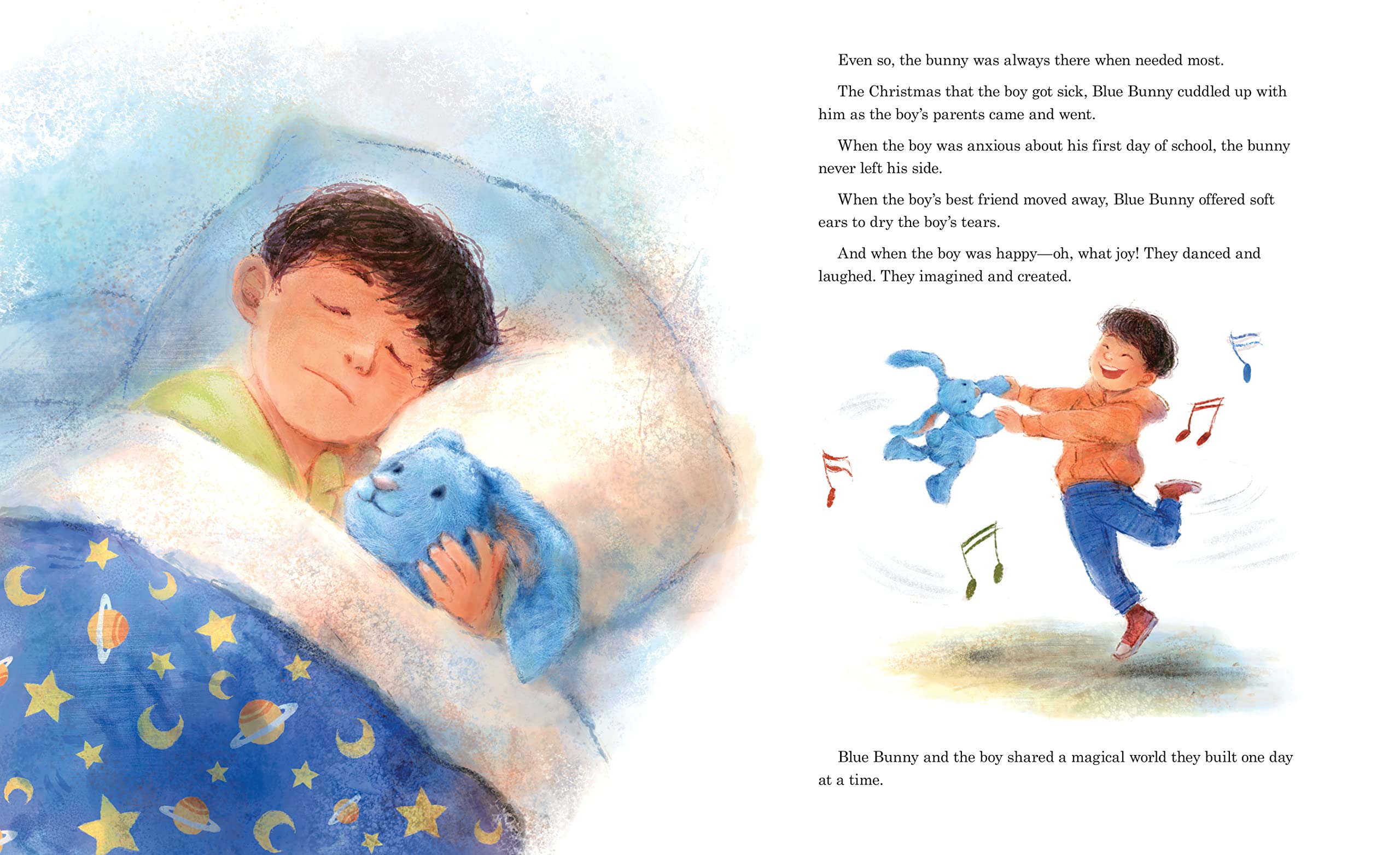 Little Blue Bunny: A Heartwarming Easter Basket Stuffer for Children