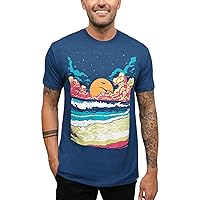 INTO THE AM Cool Graphic T-Shirts for Men S - 4XL Premium Quality Unique Art Tees UFO Space
