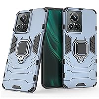 Rugged Case for Realme GT2 Explorer Master,Ring Holder Case for Realme GT2 Explorer Master,Finger Loop Case with 360 Degree Rotatory Ring Stand