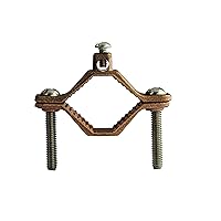NSi Industries G-2-SDB-SB Heavy Duty Direct Burial Bronze Ground Clamp for 1.25