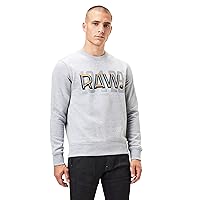 G-star Men's Raw Dot Ribbed Crewneck Sweatshirt