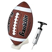 Franklin Sports Grip-Rite Gold Pump and Tee Football Set