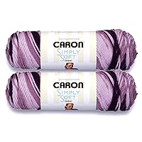 Simply Soft Ombres Yarn-Grape Purple