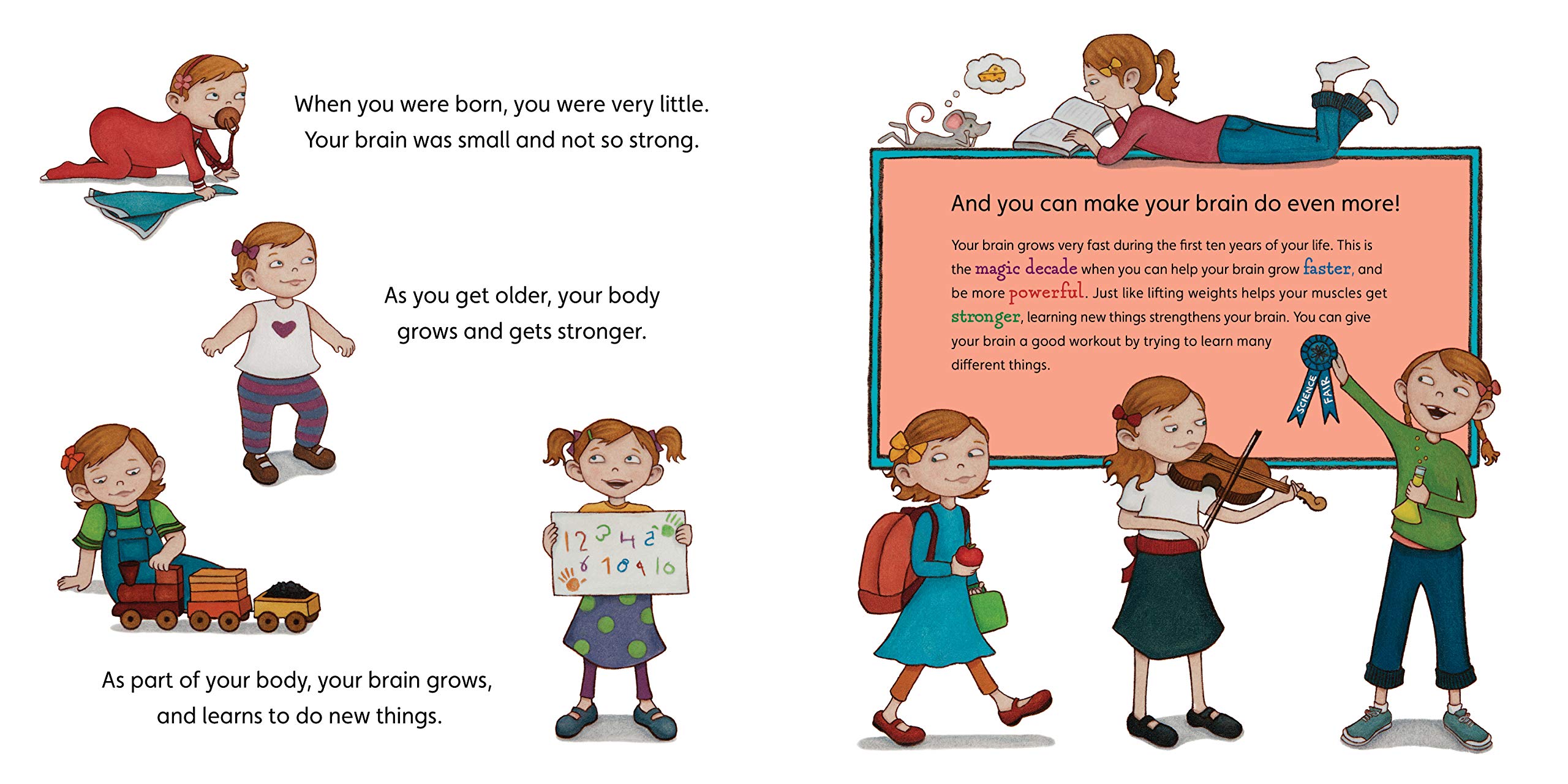 Your Fantastic Elastic Brain: A Growth Mindset Book for Kids to Stretch and Shape Their Brains