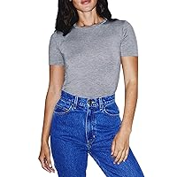 American Apparel Women's Mix Modal Fitted Short Sleeve T-Shirt