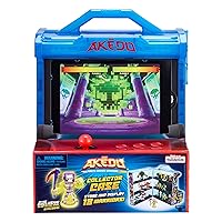 Akedo - Ultimate Arcade Warriors Collector Case Mini Battling Action Figures Ready, Fight, Split Strike,Multicolor,14241, For Ages 6+
