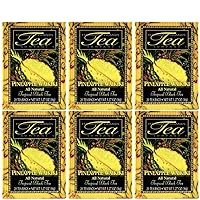 Hawaiian Islands Tea Company Pineapple Waikiki Black Tea, All Natural - 120 Teabags (6 Boxes)